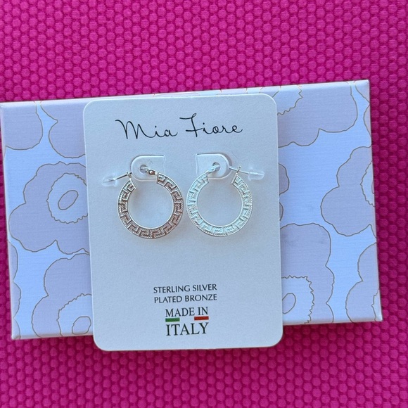 mia fiore Jewelry - ✨ Mia Fiore Sterling Silver Hoop Earrings – Italian Elegance ✨